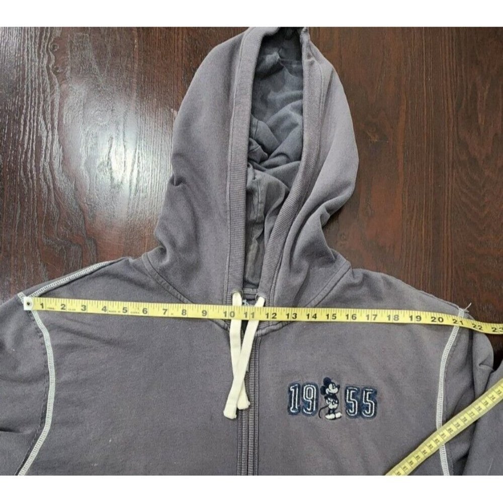 Disney Parks Men's Disney Resort 1955 Mickey Mouse Full Zip Hoodie Jacket | L - Picture 9 of 16